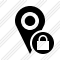 Icône Map Pin Lock
