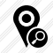 Icône Map Pin Search
