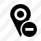 Icône Map Pin Stop