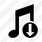 Icône Music Download