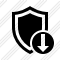 Icône Shield Download