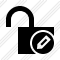 Icône Unlock Edit
