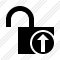 Icône Unlock Upload