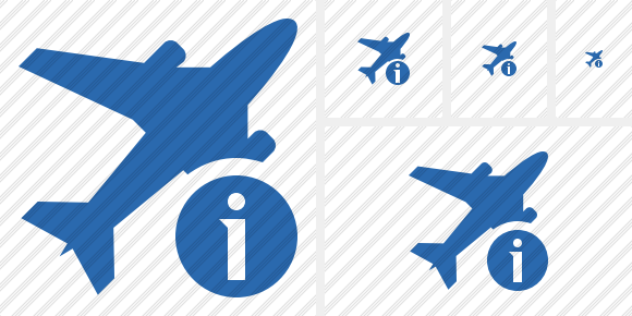 Airplane 2 Information Symbol