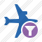 Icone Airplane Horizontal 2 Filter
