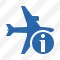 Icone Airplane Horizontal 2 Information