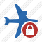 Icone Airplane Horizontal 2 Lock