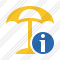 Иконка Пляжный зонт Информация