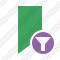 Icône Bookmark Green Filter