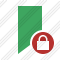 Icone Bookmark Green Lock