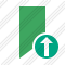Icone Bookmark Green Upload
