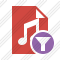 Icône File Music Filter
