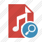 Icône File Music Search