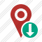 Icône Map Pin Download