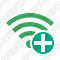 Иконка Wi-Fi Зелёная Добавить