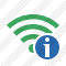 Иконка Wi-Fi Зелёная Информация