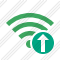 Иконка Wi-Fi Зелёная Закачать