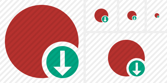 Point Red Download Symbol