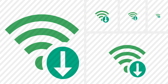 Wi Fi Green Download Symbol