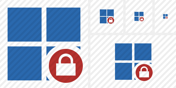 Windows Lock Symbol