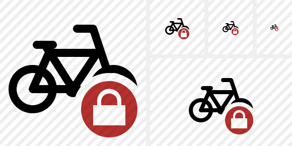 Bicycle Lock Symbol
