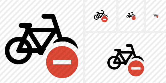 Bicycle Stop Symbol