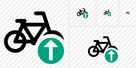 Bicycle Upload Symbol