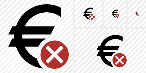 Euro Cancel Symbol