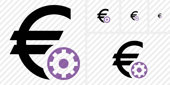 Icona Euro Impostazioni