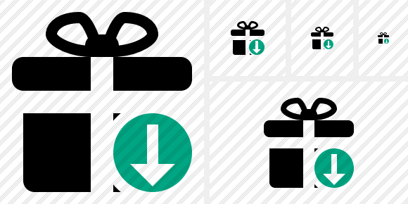 Gift Download Symbol