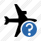 Icone Airplane Horizontal Help