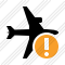 Icone Airplane Horizontal Warning