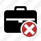 Icône Briefcase Cancel