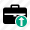 Icône Briefcase Upload