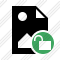 Icone File Image Unlock