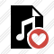 Icone File Music Favorites
