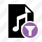 Icône File Music Filter