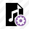 Icone File Music Settings