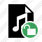 Icône File Music Unlock