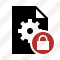 Icone File Settings Lock