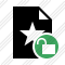 Icone File Star Unlock