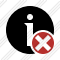 Icône Information Cancel