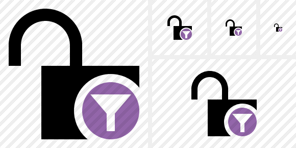 Unlock Filter Symbol