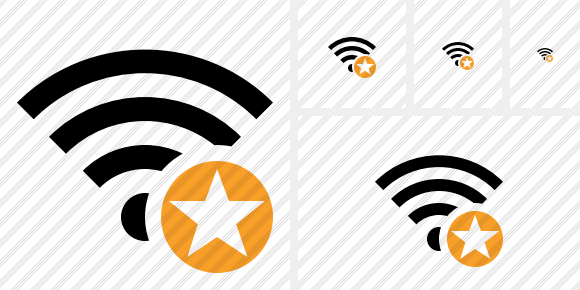 Иконка Wi-Fi Звезда