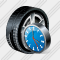 Icône Car Wheel Clock
