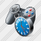Icône Gamepad Clock