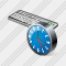 Icône Keyboard Clock