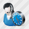 Icône User Support Clock