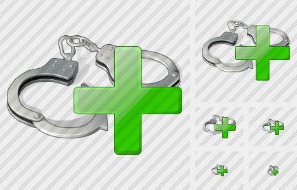 Handcuffs Add Symbol