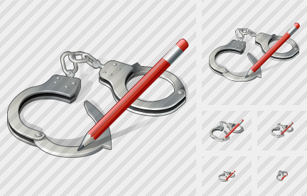 Handcuffs Edit Symbol
